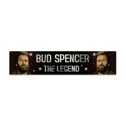 Bud Spencer pločevinasta tabla z magnetom The Legend 16 x 3,5 cm fotografija izdelka