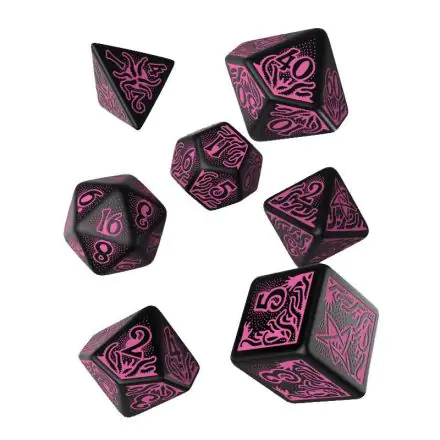 Komplet kock Call of Cthulhu 7th Edition Black & Magenta (7) termékfotója