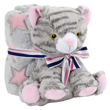 Candy Cat mehka odeja + plišasta igrača 22 cm termékfotója