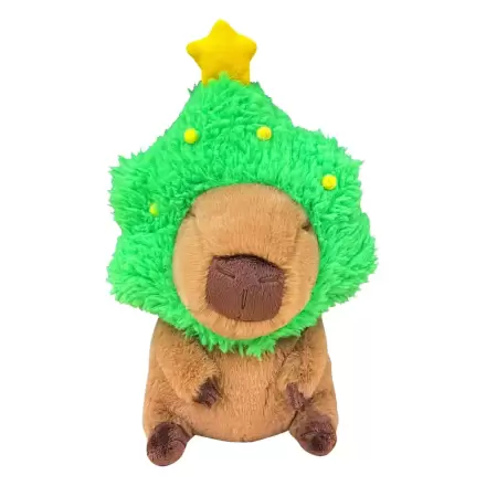 Capybara Plišasta figura Capybara z božičnim drevescem 32 cm fotografija izdelka