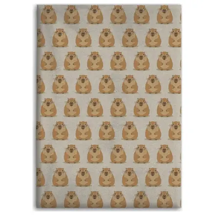 CAPYBARA odeja iz flanela 110x150cm fotografija izdelka
