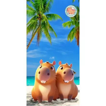 Capybara mikrofiber brisača za plažo fotografija izdelka