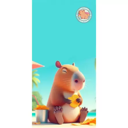 Capybara mikrofibrasta brisača za plažo fotografija izdelka