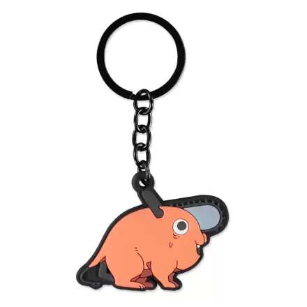 Chainsaw Man gumijast obesek za ključe Pochita Sitting fotografija izdelka