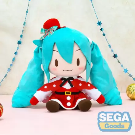 Character Vocal Series 01: Hatsune Miku Fuwa Petit Plišasta figura Hatsune Miku Christmas LL 35 cm fotografija izdelka