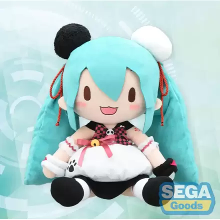 Character Vocal Series 01: Hatsune Miku Fuwa Petit Plišasta figura Hatsune Miku Panda Bun LL 40 cm fotografija izdelka