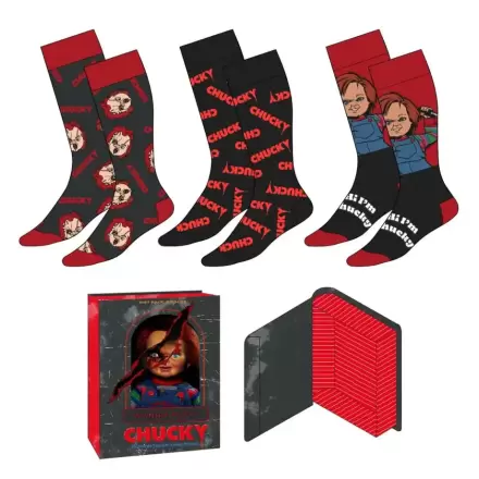 Chucky pack 3 moške nogavice termékfotója