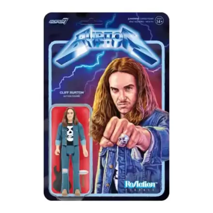 Cliff Burton ReAction Akcijska Figura Serija 01 Cliff Burton 10 cm termékfotója