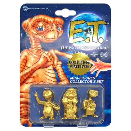 E.T. the Extra-Terrestrial zbirateljski set mini figur 3-paket zlat izvedba 5 cm fotografija izdelka