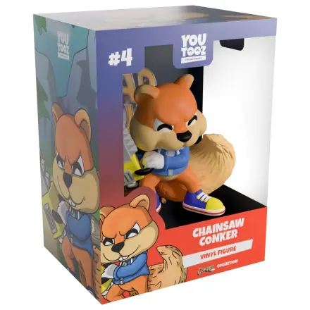 Conker’s Bad Fur Day Vinilna figura Chainsaw Conker 8 cm fotografija izdelka