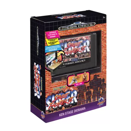 Console Heroes Street Fighter Mega Drive diorama fotografija izdelka
