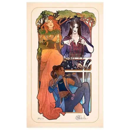Critical Role Umetniški tisk Marisha Ray: 10. obletnica ilustracij Art Nouveau 46 x 28 cm - brez okvirja fotografija izdelka