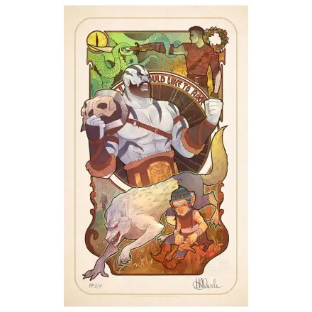 Critical Role Umetniški Tisk Travis Willingham: 10. obletnica Art Nouveau Ilustracije 46 x 28 cm - brez okvirja fotografija izdelka