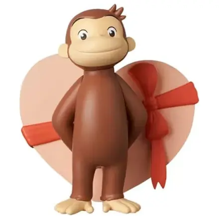 Curious George UDF Mini figura s srcem 6 cm fotografija izdelka