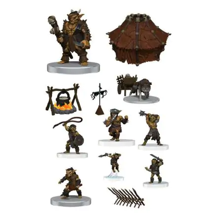 D&D Icons of the Realms vnaprej pobarvane Miniatures Adventure in a Box - Goblin Camp fotografija izdelka