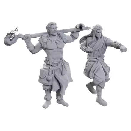 D&D Nolzur's Marvelous Miniatures Nepobarvane Miniature 2-Pack Archdruid & Martial Arts Adept fotografija izdelka