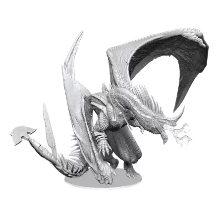 D&D Nolzur's Marvelous Miniatures Nepobarvane Miniature Ancient Blue Dragon 20 cm fotografija izdelka