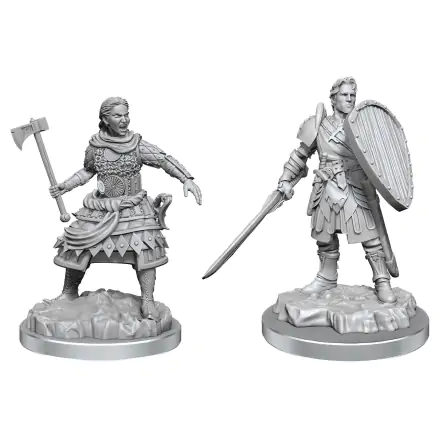 D&D Nolzur's Marvelous Miniatures Unpainted Miniatures 2-Pack Človeški Borci termékfotója