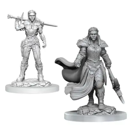 D&D Nolzur's Marvelous Miniatures Nepobarvane Miniature 2-Pack Orc Bojevnik Ženska termékfotója