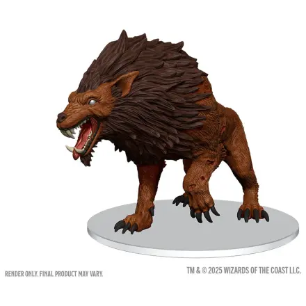 D&D Icons of the Realms Miniatura Dire Worg, pobarvana, v škatli, 11 cm fotografija izdelka