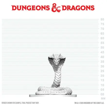 D&D Nolzur's Marvelous Miniatures Mini figura Guardian Naga fotografija izdelka