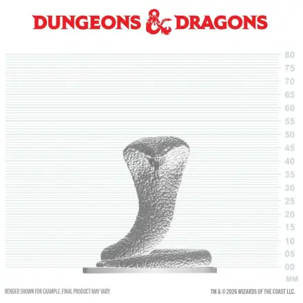 D&D Nolzur's Marvelous Miniatures Mini figura Polar Serpent fotografija izdelka