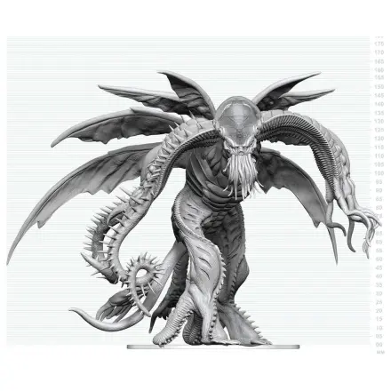 D&D Nolzur's Marvelous Miniatures Nepobarvana miniatura Cthulhu 20 cm fotografija izdelka