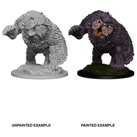 D&D Nolzur's Marvelous Miniatures Nepobarvana miniaturna figurica Owlbear fotografija izdelka