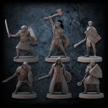 Dark Souls The Board Miniatures Paket neprizganih junakov 2 termékfotója