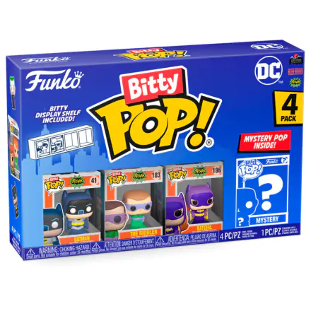 DC Bitty POP! Vinilna Figura Set 4 kos Batman Adam West 2,5 cm termékfotója