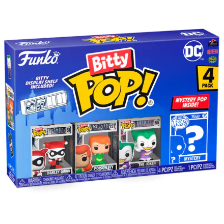 DC Bitty POP! Vinilna figura, paket s 4 figurami Harley Quinn 2,5 cm termékfotója