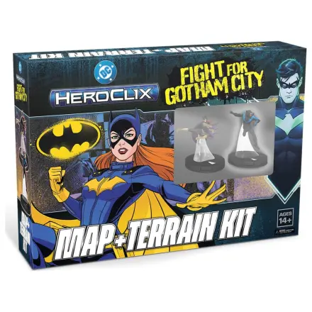 Dc Comics HeroClix: Fight for Gotham City zemljevid in komplet terena fotografija izdelka