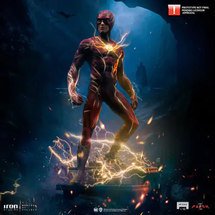 DC Comics The Flash Movie Umetniško oblikovan kip v merilu 1/10 The Flash 22 cm fotografija izdelka