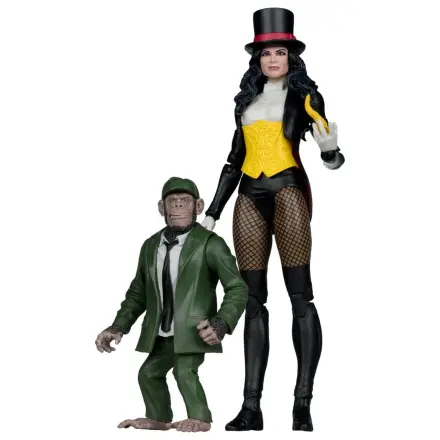 DC Multiverse McFarlane akcijska figura Zatanna with Detective Chimp Collector Edition #53 18 cm fotografija izdelka