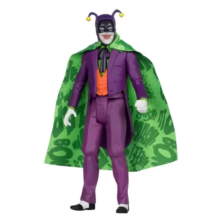 DC Retro akcijska figura Batman 66 Batmobil z Jokerjem (Gold Label) 15 cm termékfotója