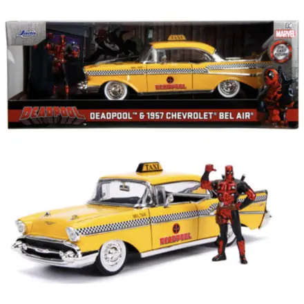 Deadpool 1957 Chevy Bel Air 1 + figura Deadpool 1:24 fotografija izdelka