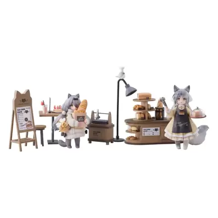 Decorated Life Collection PVC Kipci Čas za čaj Mačke - Cat Town Bakery Staff & Customer Set 12 cm fotografija izdelka