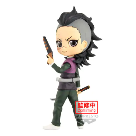 Demon Slayer Kimetsu no Yaiba Genya Shinazugawa Q posket figura 14 cm termékfotója