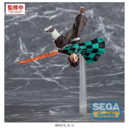 Demon Slayer: Kimetsu no Yaiba Luminasta PVC figura Tanjiro Kamado Hinokami Kagura Setting Sun Transformation 15 cm fotografija izdelka