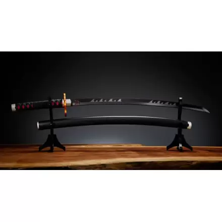 Demon Slayer: Kimetsu no Yaiba Proplica Replika 1/1 Nichirin Meč (Tanjiro Kamado) Kyojuro Rengoku´s Sword Gueard Ver. 88 cm termékfotója