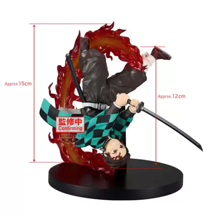 Demon Slayer Kimetsu no Yaiba Vibration Stars Tanjiro Kamado figura 15 cm termékfotója