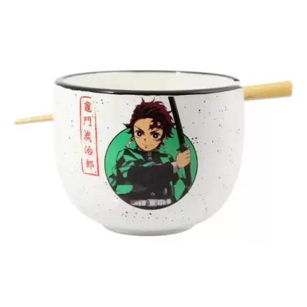 Skleda za Ramen Demon Slayer s Palčkami Tanjiro 414 ml termékfotója