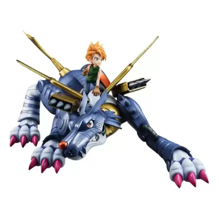 Digimon Adventure Precious G.E.M. Series PVC kip Metal Garurumon & Ishida Yamato 30 cm fotografija izdelka