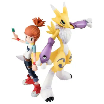 Digimon Tamers G.E.M. Series PVC figura Renamon & Ruki Makino 13 cm (ponovitev) fotografija izdelka