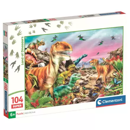Dinosaur Land super puzzle 104 kosov fotografija izdelka