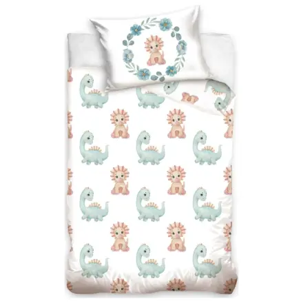 Dinozavri Pastela Otroška Predšolska Prevleka za odejo fotografija izdelka