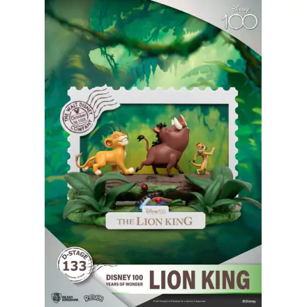 Disney 100 Years of Wonder D-Stage PVC Diorama Levji Kralj 10 cm fotografija izdelka