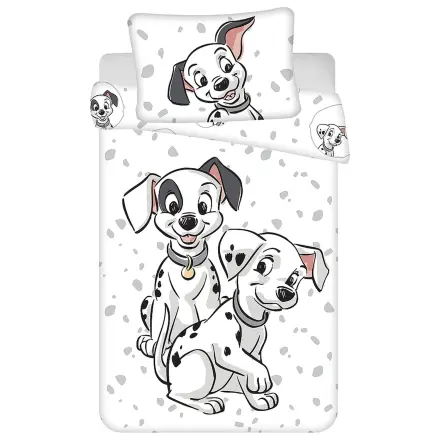 Disney 101 Dalmatians belo prevleka za odejo za malčke in predšolske otroke fotografija izdelka