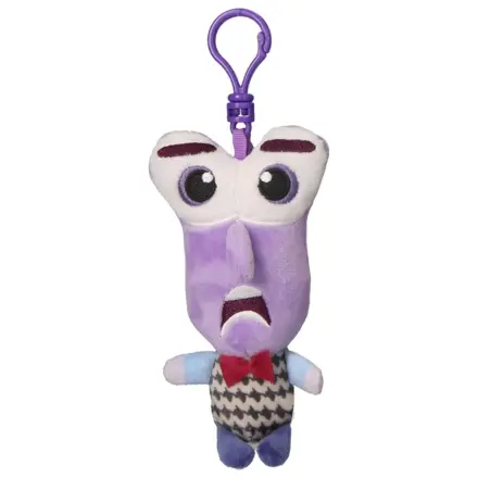 Disney Inside Out Fear 3D plišasta figura z obešalnikom, obesek za torbo 12 cm fotografija izdelka
