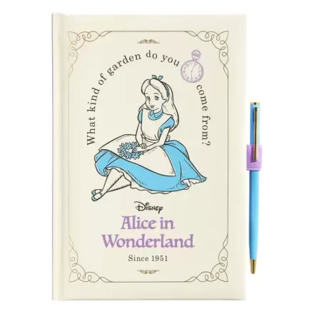 Disney Alice in Wonderland A5 premium notesnik + pisalo termékfotója